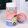 Lata de Papel Lata Pequeña Té Personalizado Papel Kraft Vaso de Agua Tubo de Papel Redondo Empaque Personalizado para Comida y Té Impresión de Logo en Lata de Papel