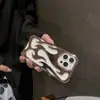 Adecuado para Funda de Teléfono iphone16promax Patrón de Llama Hueca Mate Manzana 15 Personalidad Resistente a Caídas Funda Protectora 14