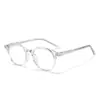 Armação de óculos para miopia moda TR 1952 personalizada moda coreana armação masculina e feminina 8655 oval lisa espelho plano anti-luz azul