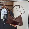 Bolsa de Textura de Alta Qualidade Grande Capacidade Feminina 2024 Nova Outono e Inverno Nicho Bolsa de Mão de Luxo Leve Bolsa Tote Cruzada Relaxada