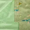 Chal Bordado Paisaje Verde Estilo Han, Nuevo Chaleco Jacquard Redondo de Cuello Redondo con Apertura Frontal Estilo Chino, Ropa para Mujer Estilo Nacional al por Mayor