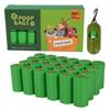 Bolsa de basura para mascotas biodegradable bolsa portátil para excrementos de perro bolsa de baño para perros para paseos al aire libre desechable biodegradable