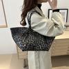 Moda de Comercio Exterior Transfronterizo Estampado de Leopardo Popular Bolso de Mano 2025 Nuevo Bolso Tote de Viaje de Gran Capacidad Tendencia