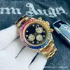 Dropshipping Transfronteiriço de Relógios Mecânicos Automáticos Completos de Negócios de Luxo com Cronógrafo de Função Completa Laojia com Diamantes da Fábrica de Relógios de Negócios Aliexpress