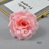 Flor de Rosa Dorada de Simulación Flor de Seda Decoración 10CM Flor de Rosa para Pared Arco de Flores de Boda Flor de Camino de Arco de Ratán Cabeza de Flor