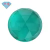 Huagang Gems Plato Triangular Plano Redondo de Fondo Plano 117 # Anillo Nano Corte Rosa Cara de Anillo Piedra Suelta