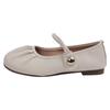 Zapatos Mary Jane de suela plana para mujer al por mayor nuevo verano brisa de noche francesa suave con falda boca poco profunda suela suave zapatos de frijol