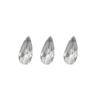 Diamante em forma especial atacado esbelto em forma de gota grau de diamante branco cristal fundo de prata especial em forma de diamante de vidro acessórios DIY