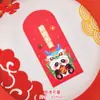 Bolsas de Envelope Vermelho para o Ano Novo de 2026, Ano do Cavalo Criativo e Personalizado Novo Design para o Festival da Primavera, Envelopes de Dinheiro para Cumprimentos de Ano Novo com Estampagem Dourada