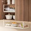 Estante de Almacenamiento Retráctil para Cocina Transfronterizo Colgador de Condimentos por Capas Colgante Interior de Gabinete Cesta Inferior Colgante
