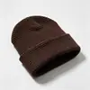 Touca de Tricô com Padrão de Escamas de Peixe Extra Grande e Larga, Touca com Textura Waffle, Touca de Lã Quente à Prova de Vento Sem Costura, Touca para Clima Frio Atacado