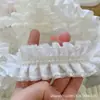 Ribete de encaje de perlas con volantes de 5 cm, ropa estilo Lolita, diademas para el pelo, cintas para el pelo, materiales para manualidades, accesorios hechos a mano para bolsas ita