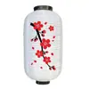 Linterna Japonesa de Flor de Ciruelo Cepillada Decoración de Cocina Japonesa Sushi Linterna de Melón de Invierno Impermeable para Exteriores Seda Diseño de Restaurante
