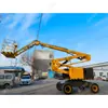 Elevador com braço articulado elétrico em estoque, Guohua Inteligente, fácil de operar, veículo com braço articulado para trabalho em alta altitude