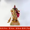 Estatua de Cobre Coloreado de Guan Yu Recién Lanzada Tienda Creativa Regalo de Inauguración de Empresa