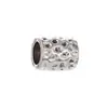 Accesorios transfronterizos DIY de aleación de plata de Xizang tubo recto joyería de plata antigua cuenta espaciadora hebilla de collar hebilla de pulsera hebilla de trenza sucia
