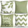 Funda de Almohada Decorativa Simple Moderna de Lino para Hogar Sala de Estar Sofá Oficina Cubierta de Cojín Amazon AliExpress