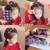 Pinza para el Cabello de Corazón Afelpado para Niños, Accesorio para el Cabello de Niñas, Flequillo Lateral, Pinza Recta de Pato, Accesorio para el Cabello Infantil, Dibujos Animados