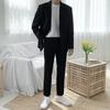 Chaqueta de traje informal holgada de nueva marca de moda para hombre, otoño de 2024