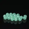 Cuentas sueltas de cristal verde al por mayor para pulseras y accesorios, cuentas redondas, cuentas sueltas de cristal de alta calidad para enhebrar