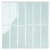 Adhesivos de Azulejo Decorativos para Colgar en la Cocina, Diseño Grueso Tridimensional Autoadhesivo, Rayas Verticales, Sencilla Renovación, Pegatinas de Renovación