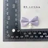 Pajarita Colorida Estilo Ins con Nudo de Mariposa de Perlas Accesorios DIY para Bolsos, Zapatos, Sombreros, Ropa y Manualidades en Tela