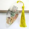 Marcador de estilo chino en stock marcador creativo de vena de hoja de poesía clásica para enviar a amigos extranjeros regalo de graduación marcador al por mayor