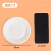 Platos de papel desechables de varios tamaños para pintar DIY, materiales de manualidades para jardín de infantes, pintura hecha a mano, platos redondos de papel para pasteles