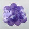 Disco de concha de espejo de color de doble agujero de 5 cm, concha DIY para pintar, película de mariposa para boda, cortina de puerta de concha de color, material para campanilla de viento