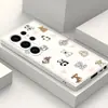 Funda para Teléfono Samsung S25+ Estilo Dibujos Animados Lindos Pantalla Completa Animalitos Pequeños Galaxy S24+ Borde Recto Carcasa Blanda Venta Directa de Fábrica