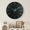 Relógio de Parede de 12 Polegadas 30cm para Uso Doméstico, Relógio Simples para Sala de Estar, Relógio de Quartzo Moderno, Não Requer Furação