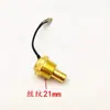 Sensor de temperatura da água digital para carro e caminhão, cabeça de sensor eletrônica modificada, plugue de sensor 12v24v