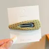 Pinza para el Cabello Retro con Flecos Accesorios para el Cabello Pinza para el Cabello Estampado de Leopardo Pinza de Pato Linda de Lana Barrette Estilo Pequeño Perfume Floral para Mujer Accesorios para el Cabello