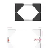 Soporte para Host de Escritorio Chasis de Oficina Refrigeración Base Extraíble Habitación con Vista al Mar De Pie Retráctil Estante Simple
