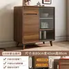 Aparador de marco de madera maciza contra la pared, mueble de salón integrado, mueble para vinos, mueble para té, armario de cocina, armario de almacenamiento