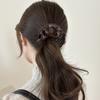 Ambiente otoñal ~ muy coreano anillo para el cabello de intestino grueso cortical, sentido avanzado, cuerda para el cabello, coleta alta, moño, lazo para el cabello