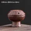 Estufa de Incienso Cerámica Vintage para el Hogar Interior Estufa de Incienso en Barra de Sándalo Estilo Zen Chino Decoración de Mesa de Té Adornos de Incienso en Sello