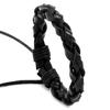 Directo de fábrica Estilo europeo y americano simple vintage pulsera tejida de piel de vaca pulsera pulsera de cuero joyería al por mayor de Yiwu