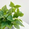 Planta artificial com Yang planta verde planta em vaso material de parede decoração folha artificial cola de folha grama artificial