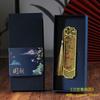 Marcadores de Livro Personalizados com Pintura Chinesa, Lembranças Metálicas Culturais e Criativas de Estilo Antigo, Cena do Festival Qingming à Beira do Rio, Feito de Cobre, Estilo Chinês
