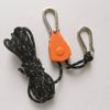 Polea de Estilo de Camping al Aire Libre Ajustador de Cuerda de Viento Cuerda de Elevación Reflectante Engrosada Cuerda de Viento para Toldo Tensor Fijo para Tienda
