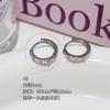 Joyería Ecológica Chapada en Cobre Dorado Microincrustada Brazaletes para Oreja Joyería para Perforaciones Pendientes Verticales Aros para Oreja Pendientes con Rosca Externa