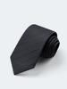 Corbata para Mujer, Novio, Boda, Azul, Ropa Formal de Negocios para Hombre, Rayada Tejido de Sarga Negro Delgado Tejida a Mano, Lujo Tejido a Mano