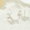 Brincos Criativos de Cachorro de Balão Infantis, Estilo Doce, Formato Fofo, Brincos de Zircônia que Rejuvenesce, Nova Argola de Prata S925