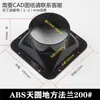 Base com Flange Coifa Adaptador de Saída de Ar para Banheiro Ventilador de Exaustão Quadrado para Redondo Tubo de Exaustão 160 100 Ventilação