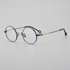 Gafas de titanio puro ultraligeras AEV-B03Y cómodas con juego de bolígrafo de placa, montura ovalada versátil y a la moda que se puede equipar con graduación
