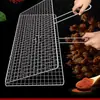 Pinza para Pescado a la Parrilla de Acero Inoxidable 304 Red para Barbacoa Racket para Puerro a la Parrilla Red para Barbacoa al Aire Libre Chincheta para Barbacoa Grado Alimenticio