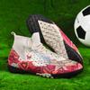 2025 nuevas zapatillas de fútbol de caña alta para combate real con tachuelas rotas para estudiantes jóvenes, zapatillas deportivas para entrenamiento artificial y competición