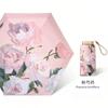 Paraguas Ultra Ligero Plano 40% de Descuento Estilo Pintura al Óleo Protección Solar UV Parasol Portátil Compacto Mini para Sol o Lluvia