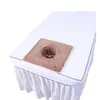 Cama de Salón de Belleza con Agujero para Toalla Masaje de Salud Masaje con Agujero Cortina Spa Club Toalla con Logo Grabado con Agujero Toalla para Tumbarse